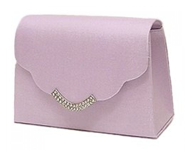 Evening Bag w/ Rhinestones - Lilac - BG-LB76686ALI